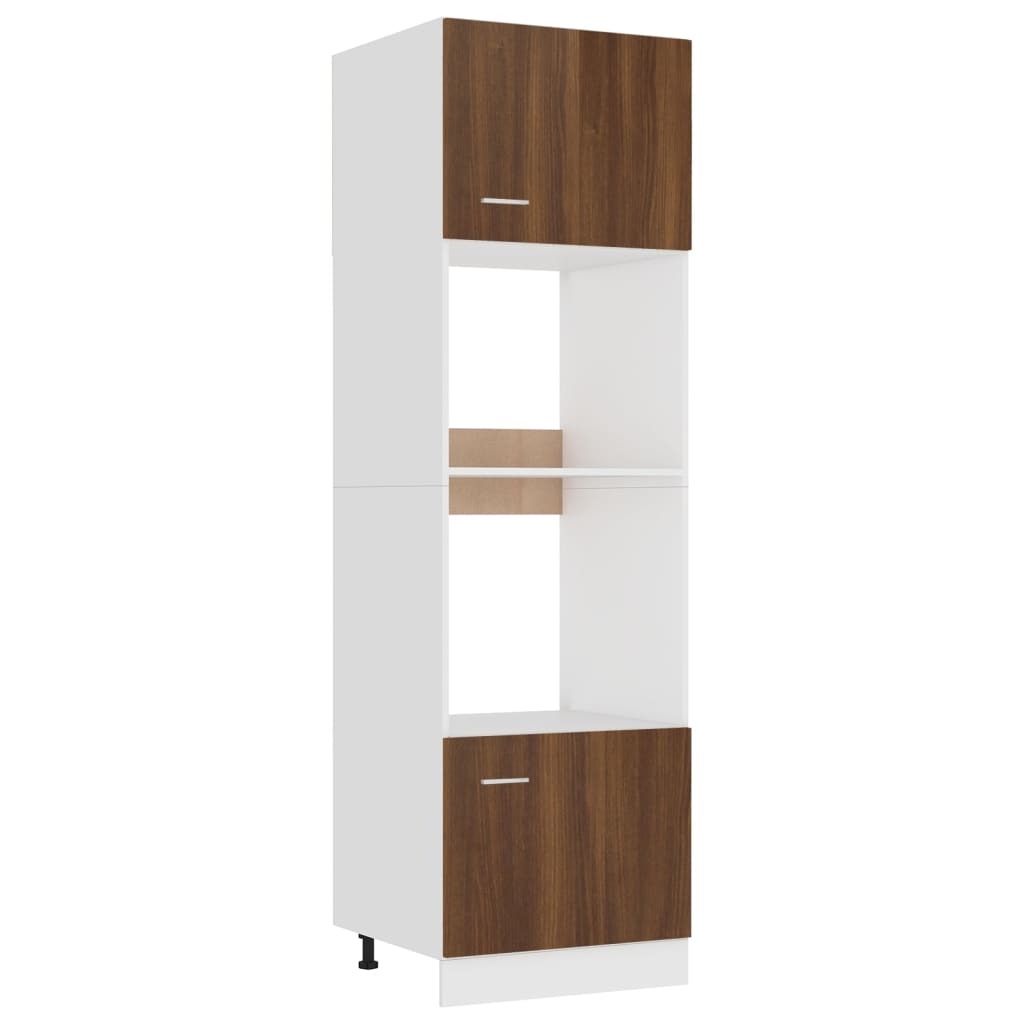 Armadio Microonde “Lyon” Rovere Marrone 60x57x207 cm