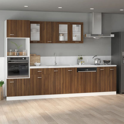 Armadio Microonde “Lyon” Rovere Marrone 60x57x207 cm