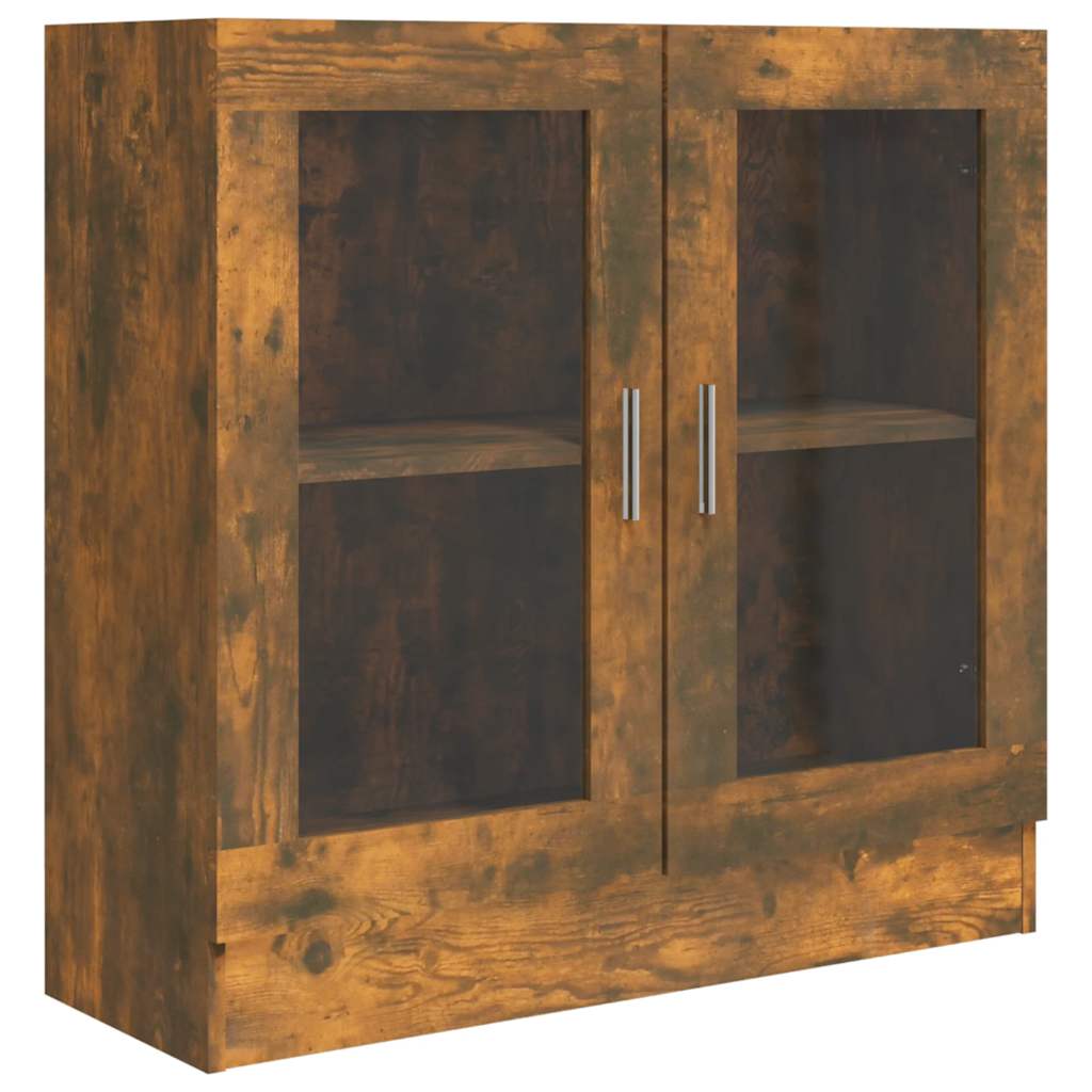 Mobile Vetrina Rovere Fumo 82,5x30,5x80 cm Legno Multistrato | homemem39