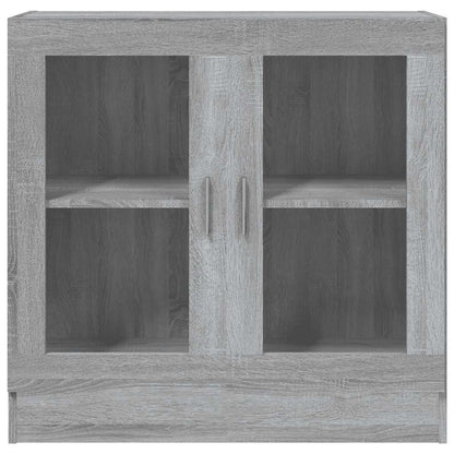 Mobile Vetrina Grigio Sonoma 82,5x30,5x80 cm Legno Multistrato | homemem39