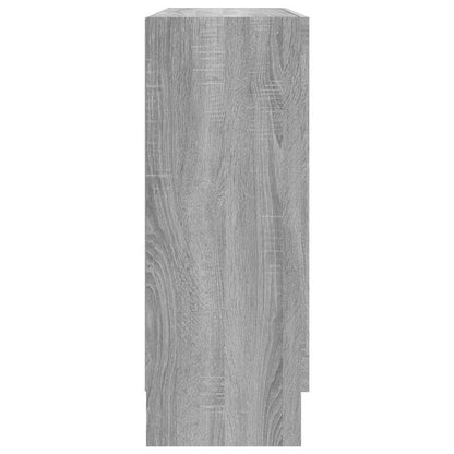 Mobile Vetrina Grigio Sonoma 82,5x30,5x80 cm Legno Multistrato | homemem39