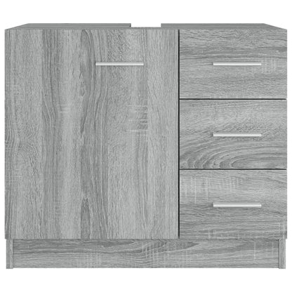 Mobile Lavabo Grigio Sonoma 63x30x54 cm in Legno Multistrato | homemem39