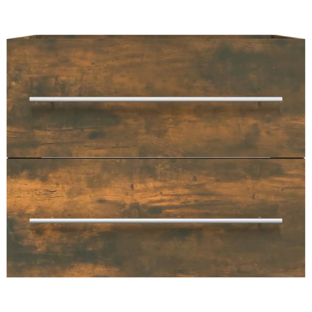 Mobile Lavabo Rovere Fumo 60x38,5x48 cm in Legno Multistrato | homemem39