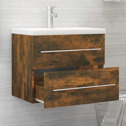 Mobile Lavabo Rovere Fumo 60x38,5x48 cm in Legno Multistrato | homemem39
