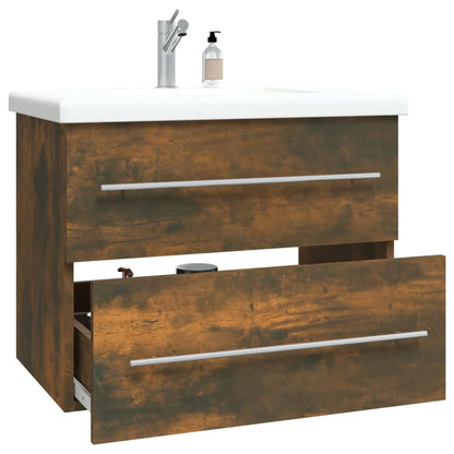 Mobile Lavabo Rovere Fumo 60x38,5x48 cm in Legno Multistrato | homemem39