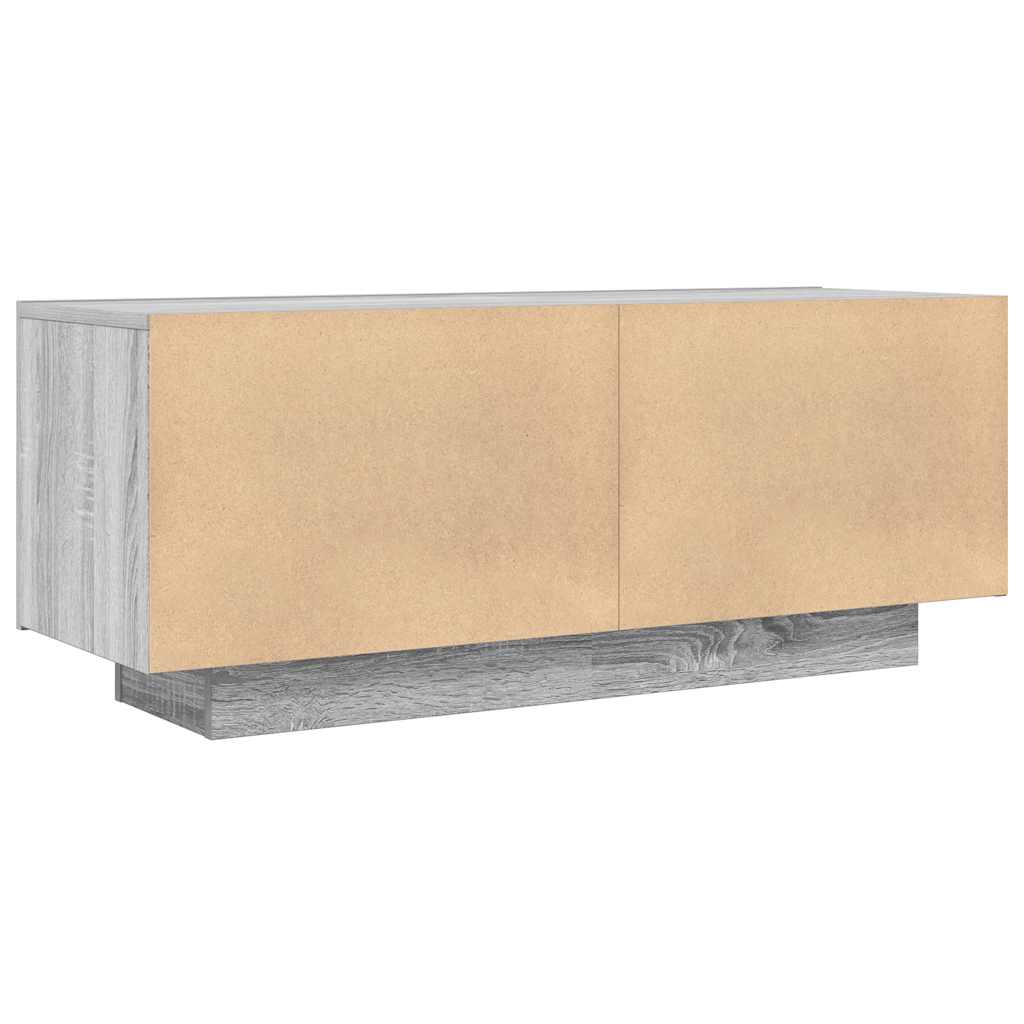 Mobile TV Grigio Sonoma 100x35x40 cm in Legno Multistrato - homemem39