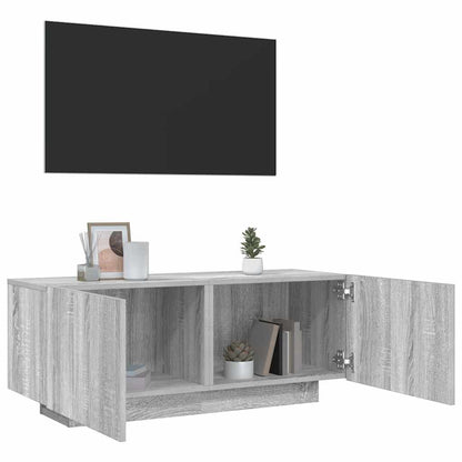 Mobile TV Grigio Sonoma 100x35x40 cm in Legno Multistrato - homemem39