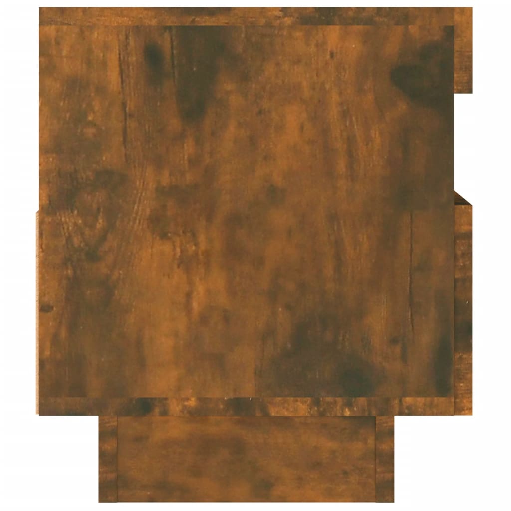 Mobile Porta TV con Luci LED Rovere Fumo 80x35x40 cm - homemem39