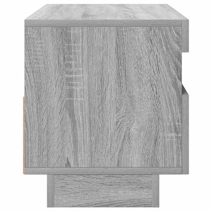 Mobile Porta TV con Luci LED Grigio Sonoma 80x35x40 cm