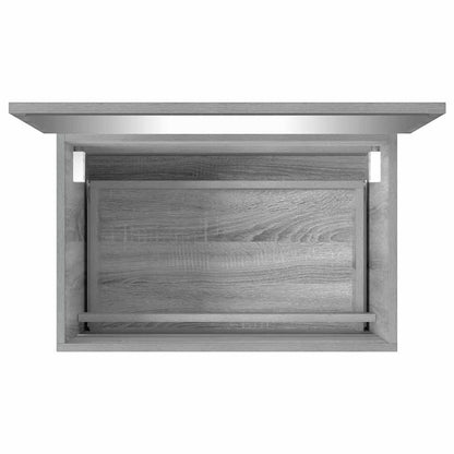 Set Mobili da Bagno 2 pz Grigio Sonoma in Legno Multistrato | homemem39