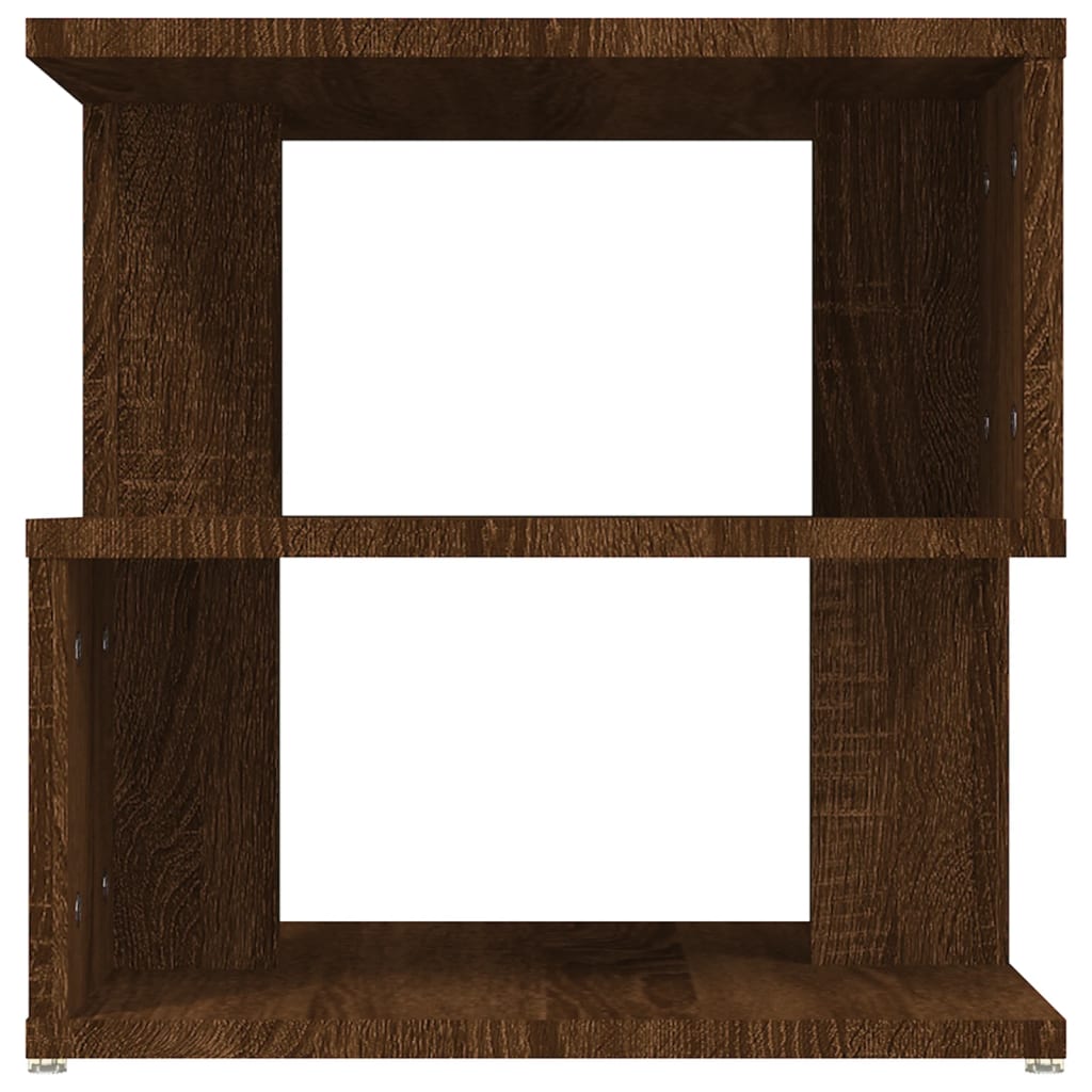 Tavolino da Salotto Rovere Marrone 40x40x40cm Legno Multistrato - homemem39