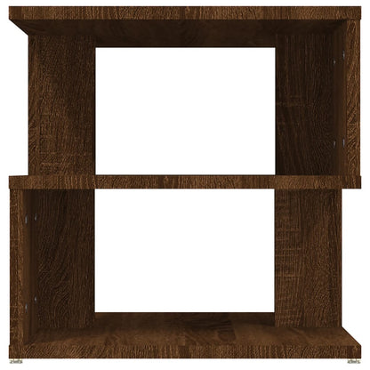 Tavolino da Salotto Rovere Marrone 40x40x40cm Legno Multistrato - homemem39