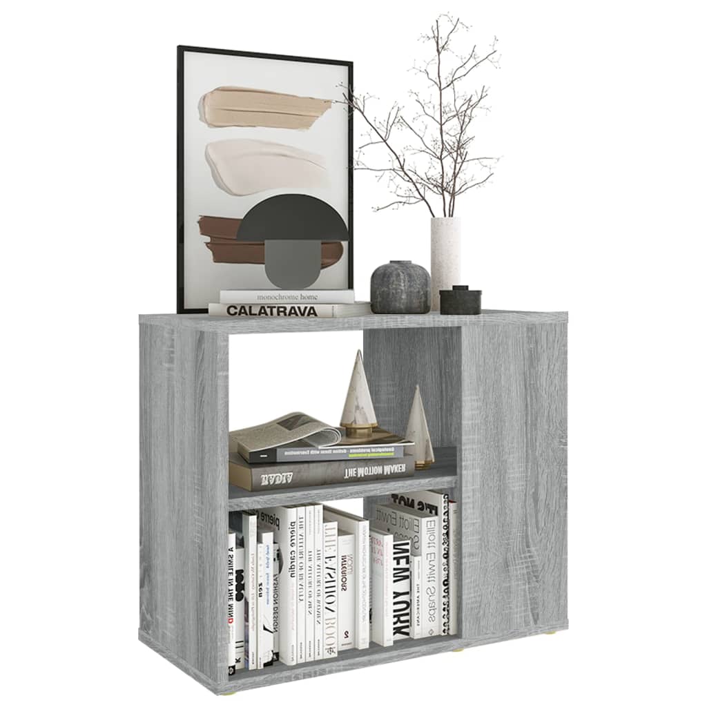 Sonoma Gray Side Cabinet 60x30x50 cm Plywood