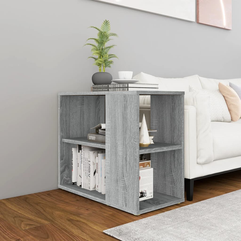 Sonoma Gray Side Cabinet 60x30x50 cm Plywood