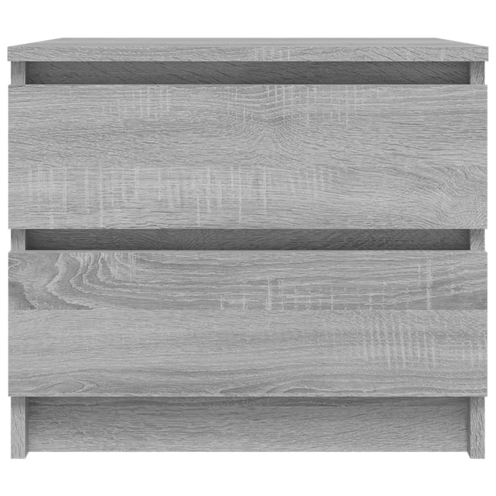 Comodino Grigio Sonoma 50x39x43,5 cm in Legno Multistrato - homemem39