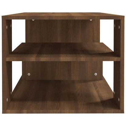 Tavolino Salotto Rovere Marrone 100x50x40cm Legno Multistrato | homemem39