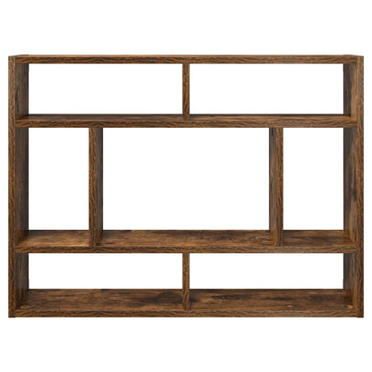 Mensola a Muro Rovere Fumo 75x16x55 cm in Legno Multistrato
