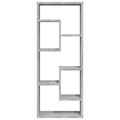 Mensola a Muro Grigio Sonoma 36x16x90 cm in Legno Multistrato | homemem39
