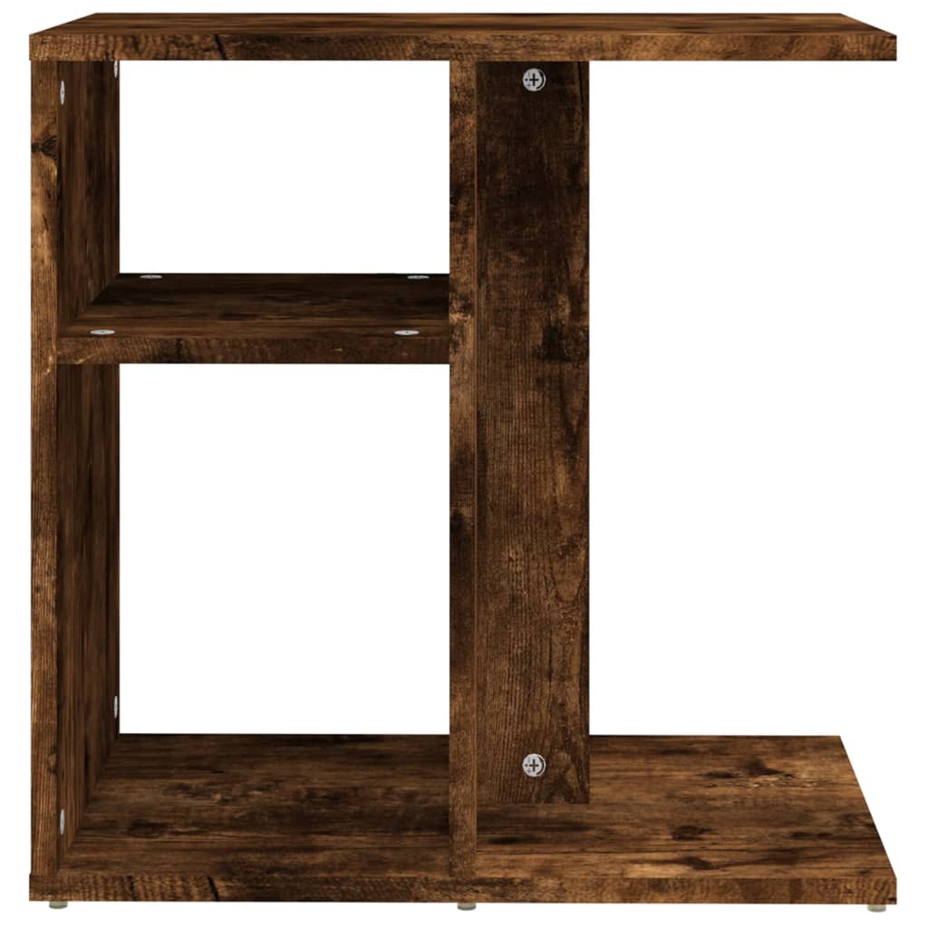 Tavolino da Salotto Rovere Fumo 50x30x50cm Legno Multistrato | homemem39