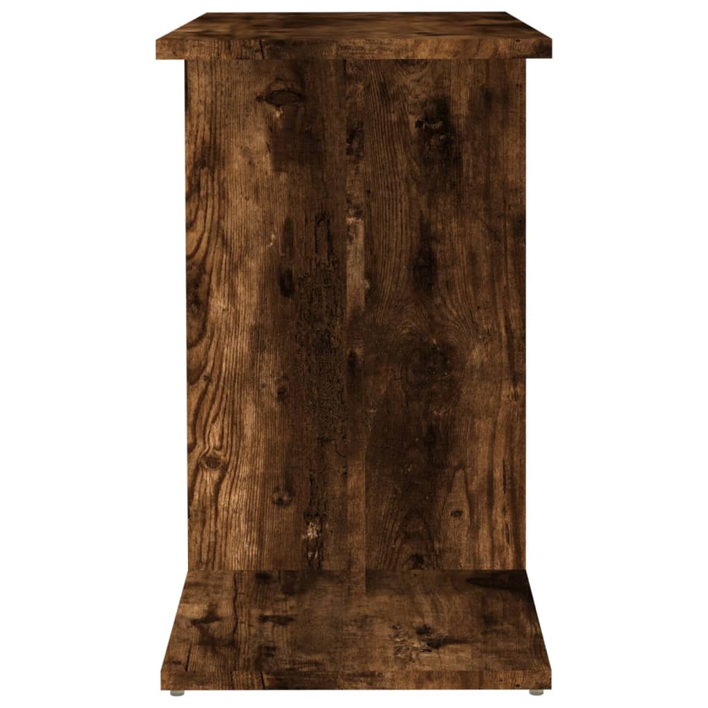 Tavolino da Salotto Rovere Fumo 50x30x50cm Legno Multistrato | homemem39