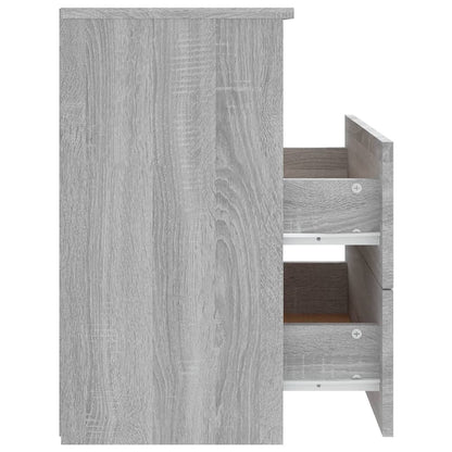 Comodini 2 pz Grigio Sonoma 50x32x60 cm - homemem39