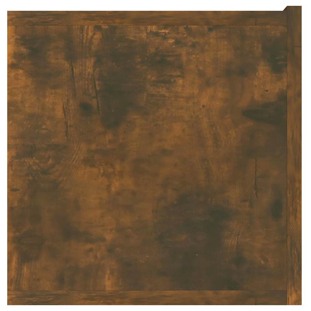 Mobili Porta TV Pensili 3 pz Rovere Fumo 60x30x30 cm