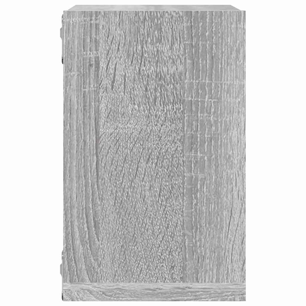 Scaffali da parete 2 pcs Grigio Sonoma 26 x 15 x 26 cm | homemem39