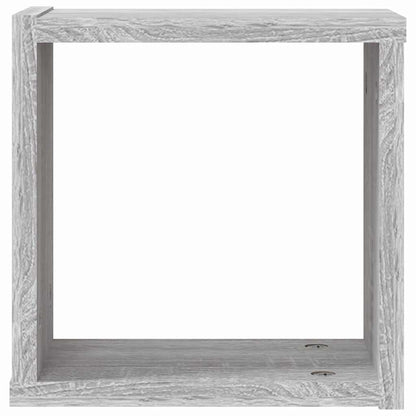 Scaffali da parete 4 pcs Grigio Sonoma 26 x 15 x 26 cm | homemem39