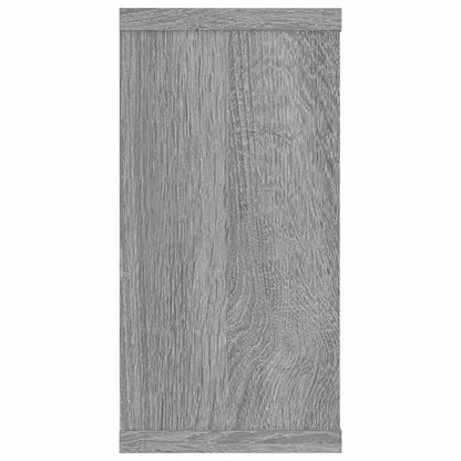 Mensole Cubo Muro 4pz Grigio Sonoma 100x15x30