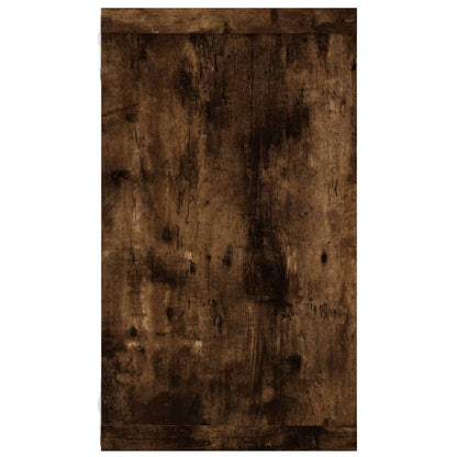 Mensole Parete Cubo 2 Rovere Fumo 80x15x26,5 Legno Multistrato | homemem39