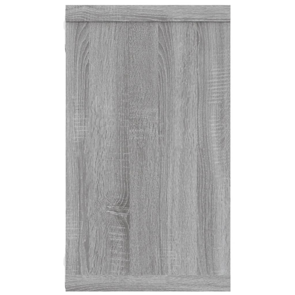 Mensole Cubo Muro 2 Grigio Sonoma 80x15x26,5 Legno Multistrato | homemem39