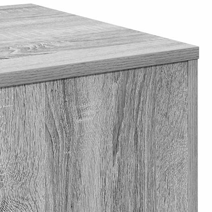 Credenze 3 pz Grigio Sonoma in Legno Multistrato