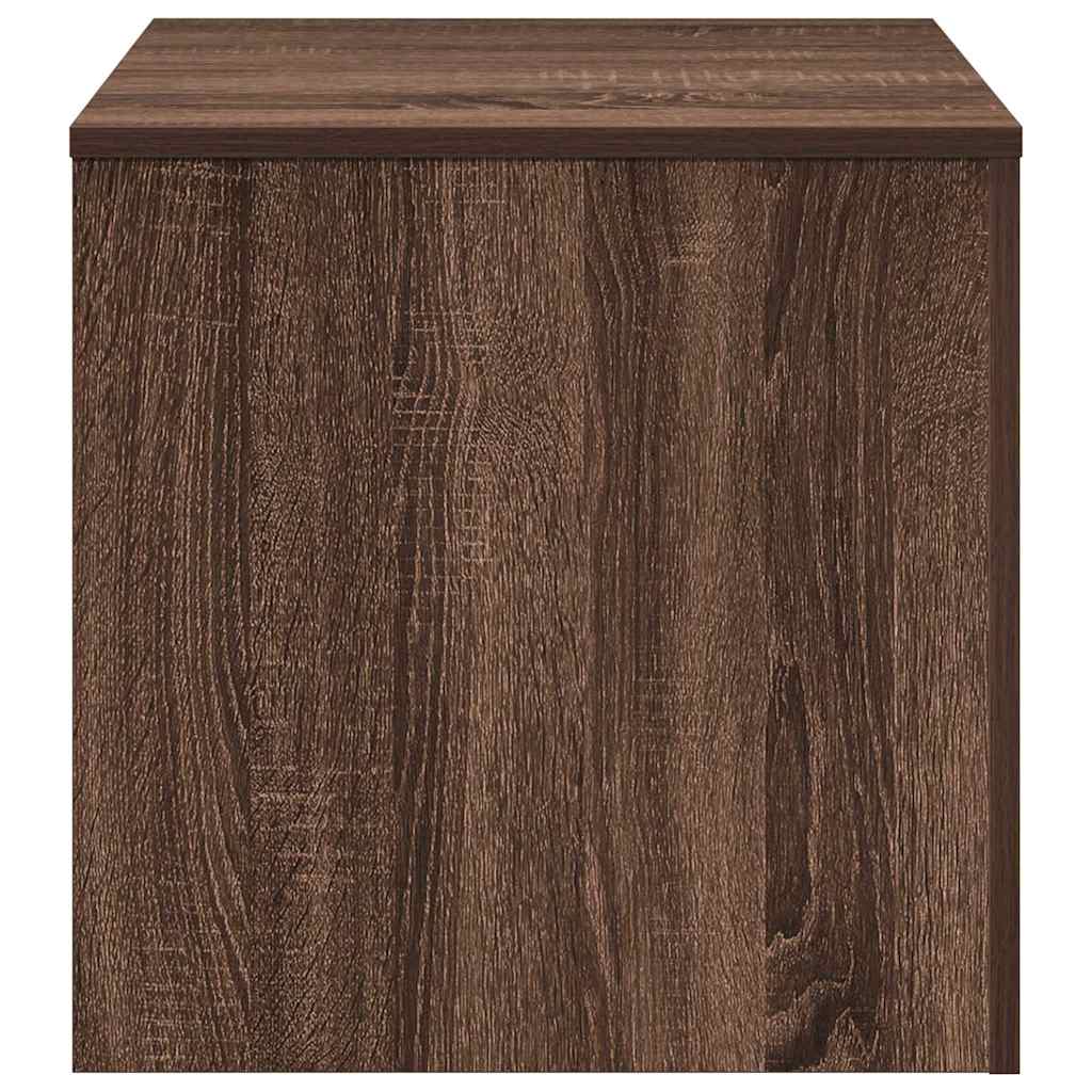 Credenze 3 pz Rovere Marrone in Legno Multistrato