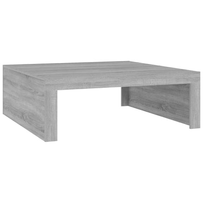 Tavolino Salotto Grigio Sonoma 100x100x35 cm Legno Multistrato | homemem39