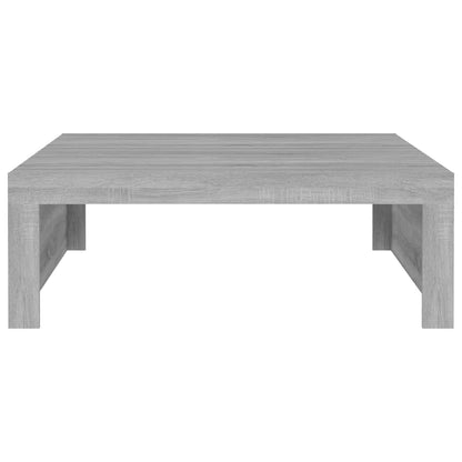 Tavolino Salotto Grigio Sonoma 100x100x35 cm Legno Multistrato | homemem39