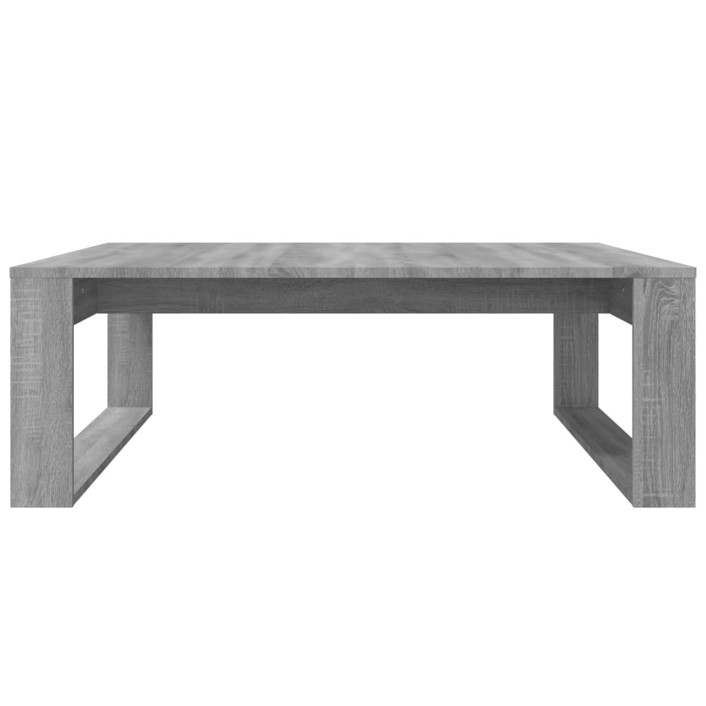Tavolino Salotto Grigio Sonoma 100x100x35 cm Legno Multistrato | homemem39