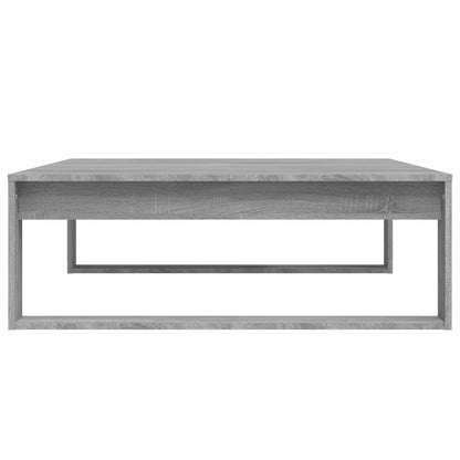 Tavolino Salotto Grigio Sonoma 100x100x35 cm Legno Multistrato | homemem39