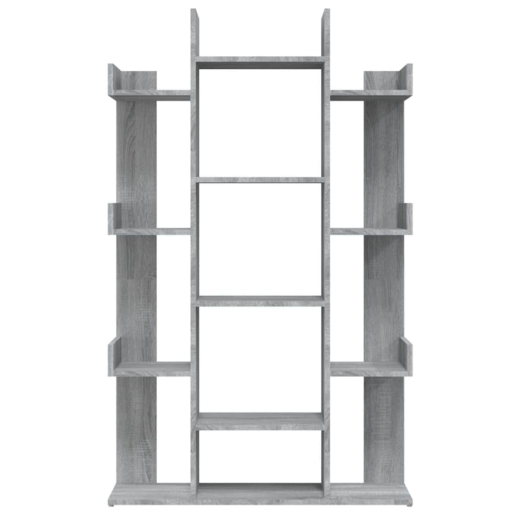 Libreria Grigio Sonoma 86x25,5x140 cm in Legno Multistrato | homemem39