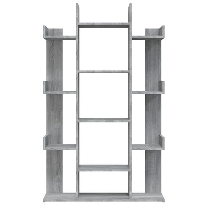 Libreria Grigio Sonoma 86x25,5x140 cm in Legno Multistrato | homemem39