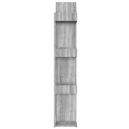 Libreria Grigio Sonoma 86x25,5x140 cm in Legno Multistrato | homemem39