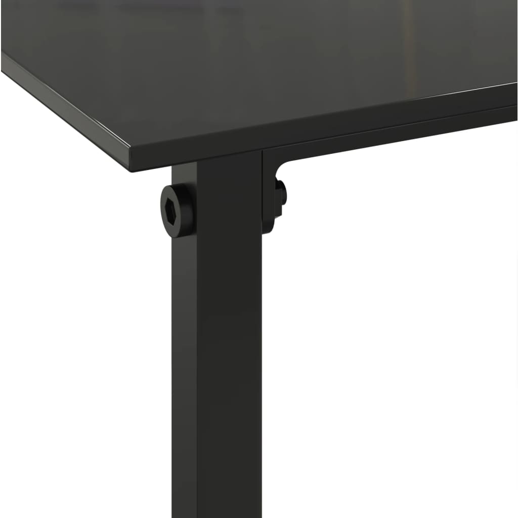 Set Divani da Esterno 3 pz con Cuscini Nero in Polyrattan