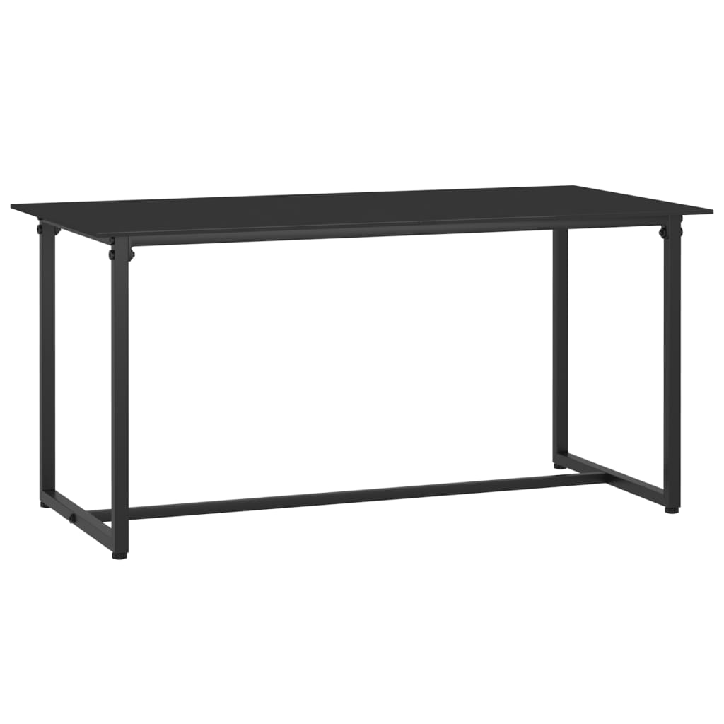 Set Salotto da Esterno 4 pz con Cuscini in Polyrattan Nero | homemem39