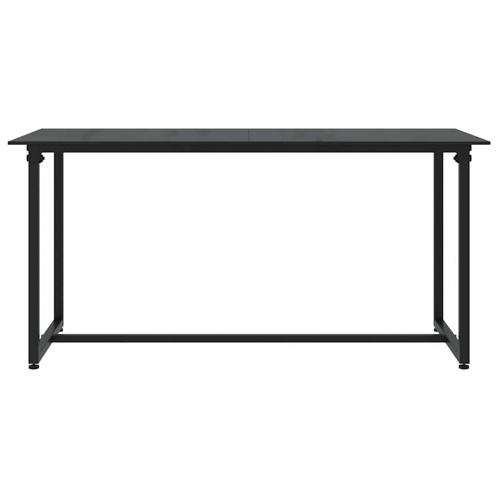 Set Divani da Giardino 4 pz con Cuscini Nero in Polyrattan