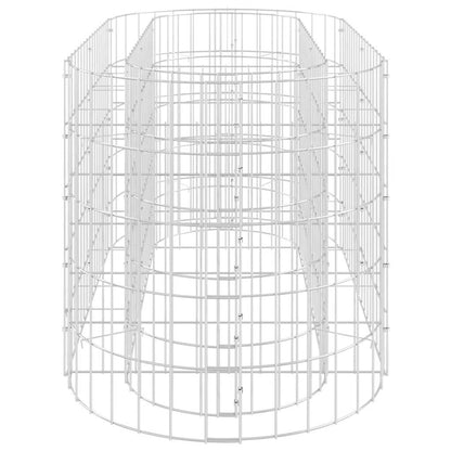Gabbione con Letto Rialzato in Acciaio Zincato 120x50x50 cm | homemem39