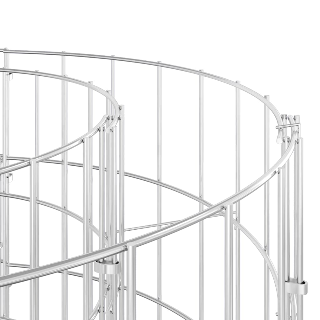 Gabbione con Letto Rialzato in Acciaio Zincato 190x50x50 cm | homemem39