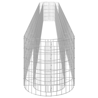 Gabbione con Letto Rialzato in Acciaio Zincato 470x50x50 cm - homemem39