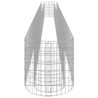 Gabbione con Letto Rialzato in Acciaio Zincato 610x50x50 cm - homemem39