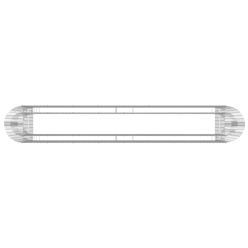 Gabbione con Letto Rialzato in Acciaio Zincato 330x50x100 cm - homemem39