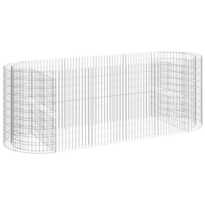 Gabbione con Letto Rialzato in Ferro Zincato 300x100x100 cm