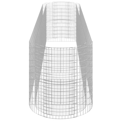 Gabbione con Letto Rialzato in Ferro Zincato 500x100x100 cm - homemem39